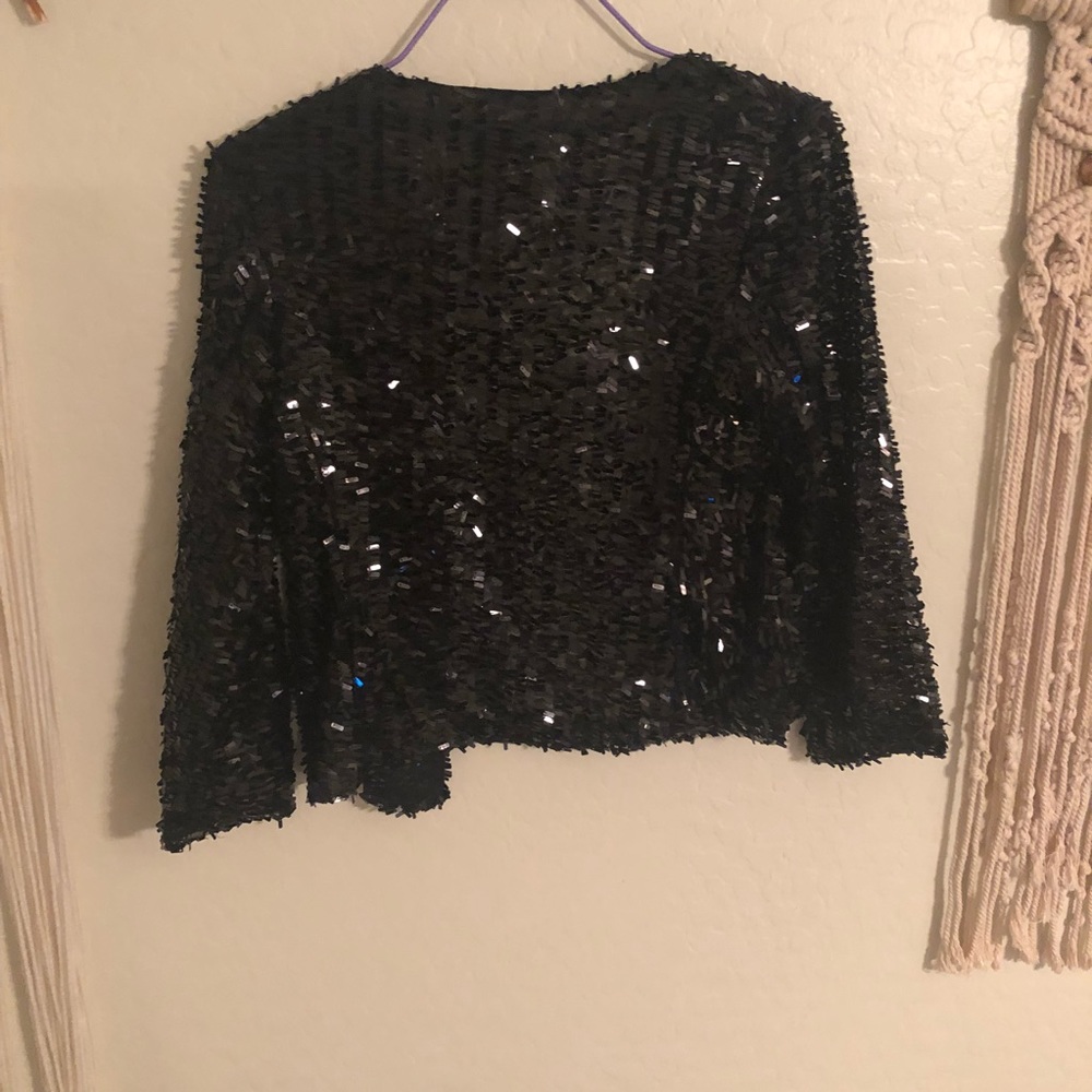 Bb Dakota Black Sequence Jacket - image 4